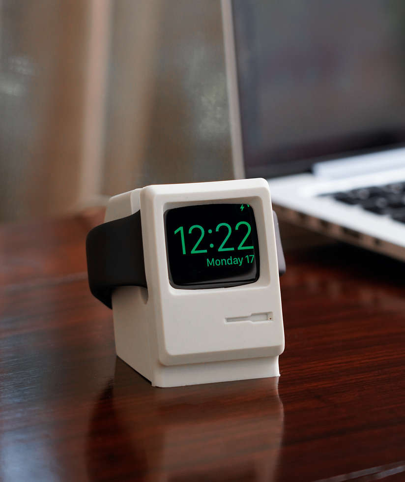 Retro Pc- Apple Watch Stand (Off White) Buy At Dailyobjects