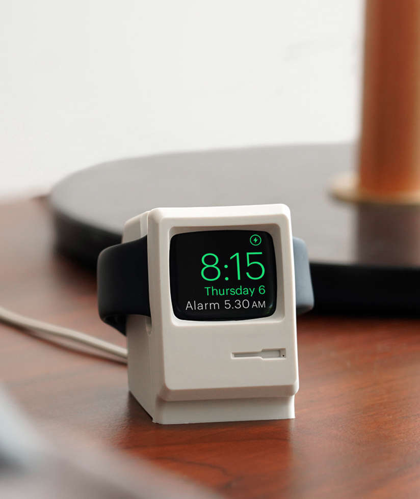 Retro Pc- Apple Watch Stand (Off White) Buy At Dailyobjects