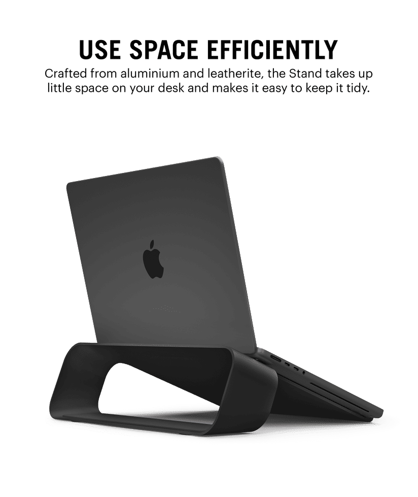Black laptop sale stand