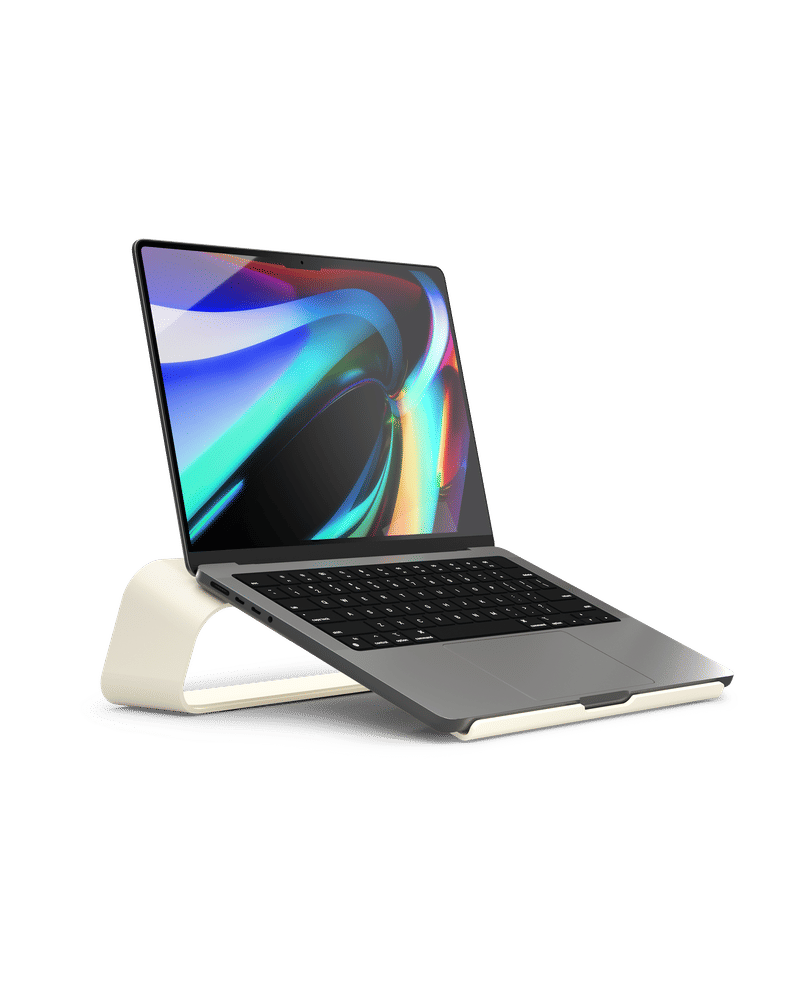 Arete Laptop Stand - Ivory