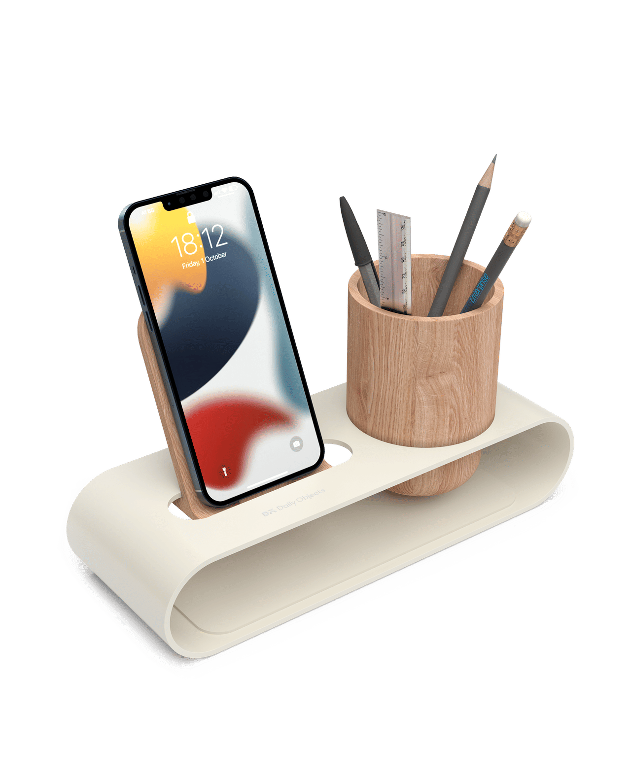 Cirque Phone and Pen Stand - Ivory