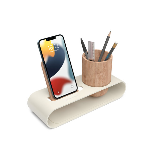 

Cirque Phone and Pen Stand - Ivory