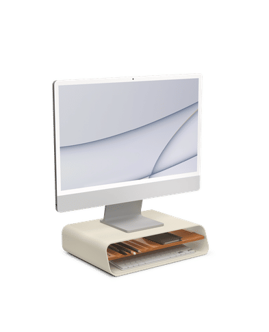 Mesa Monitor Stand - (Ivory)