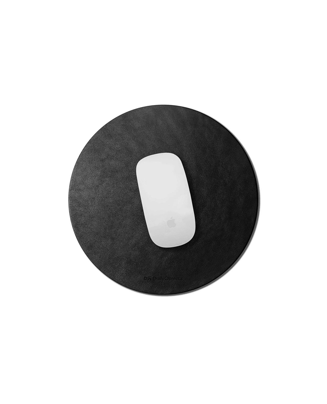 Orb Vegan Leather Mouse Pad (Black)