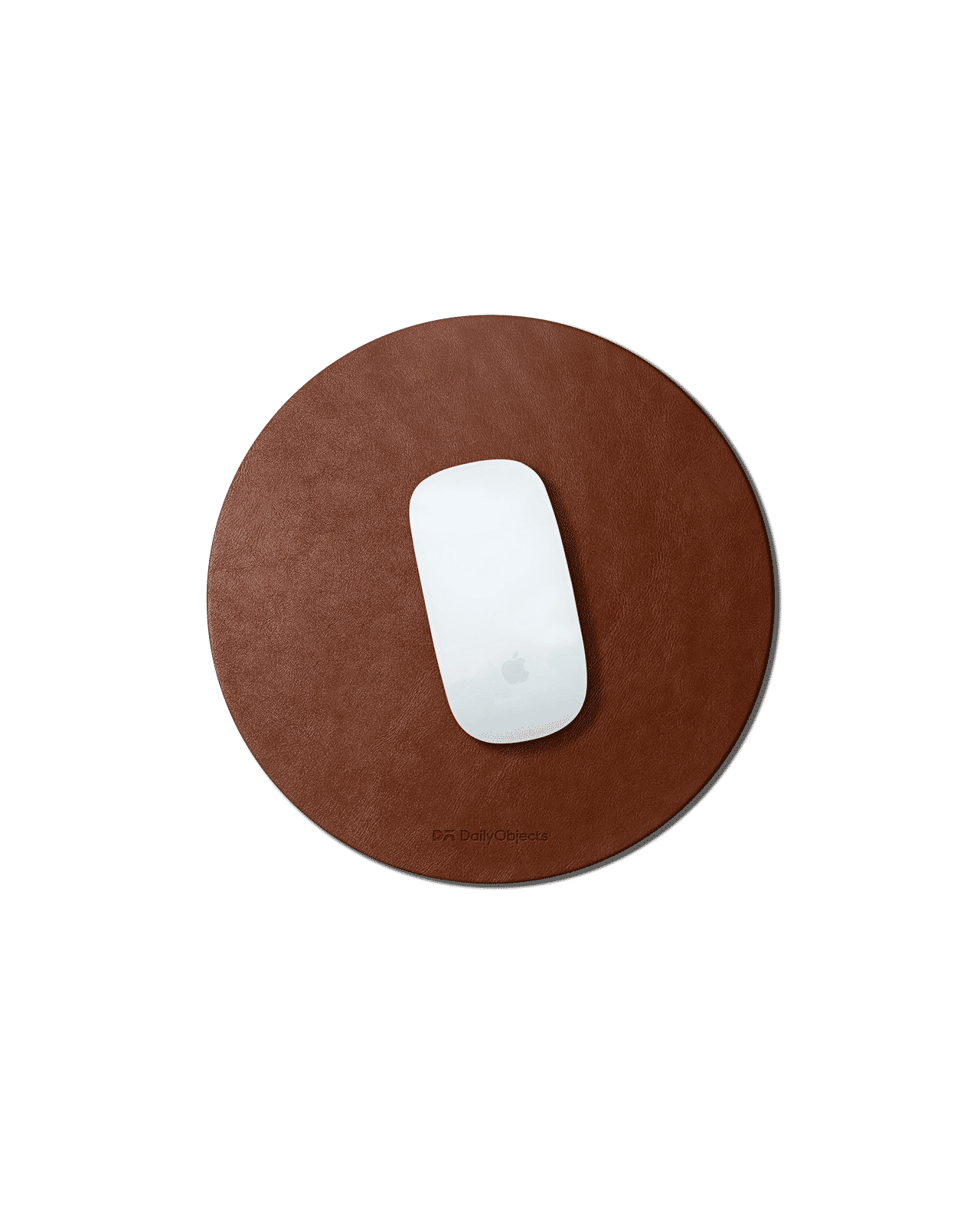 Orb Vegan Leather Mouse Pad (Tan)