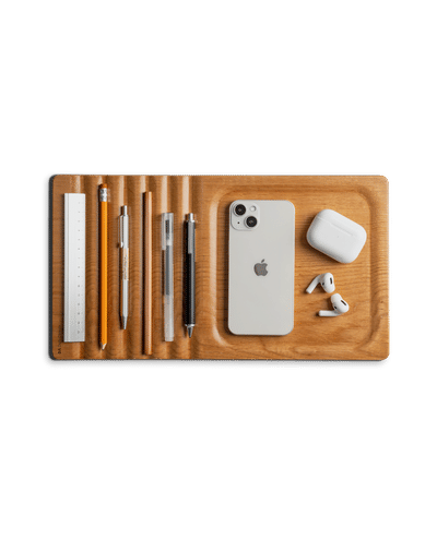 Striate Wooden Tray