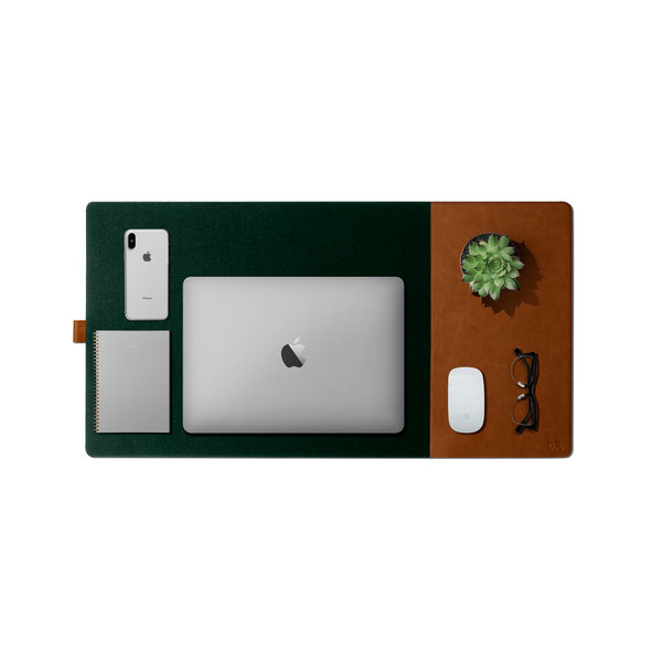 

Turf 2.0 Felt Desk Mat and Mouse Pad - Green
