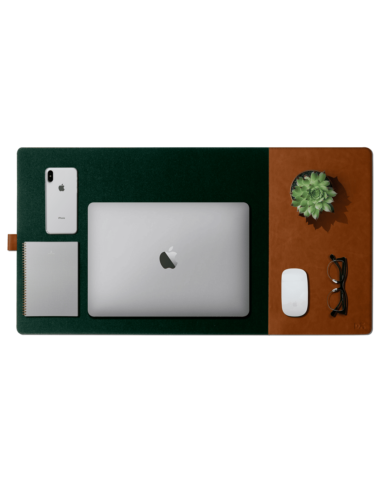 Turf 2.0 Felt Desk Mat and Mouse Pad - Green