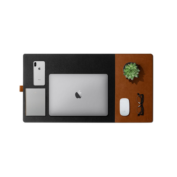 

Turf 2.0 Felt Desk Mat and Mouse Pad - Grey