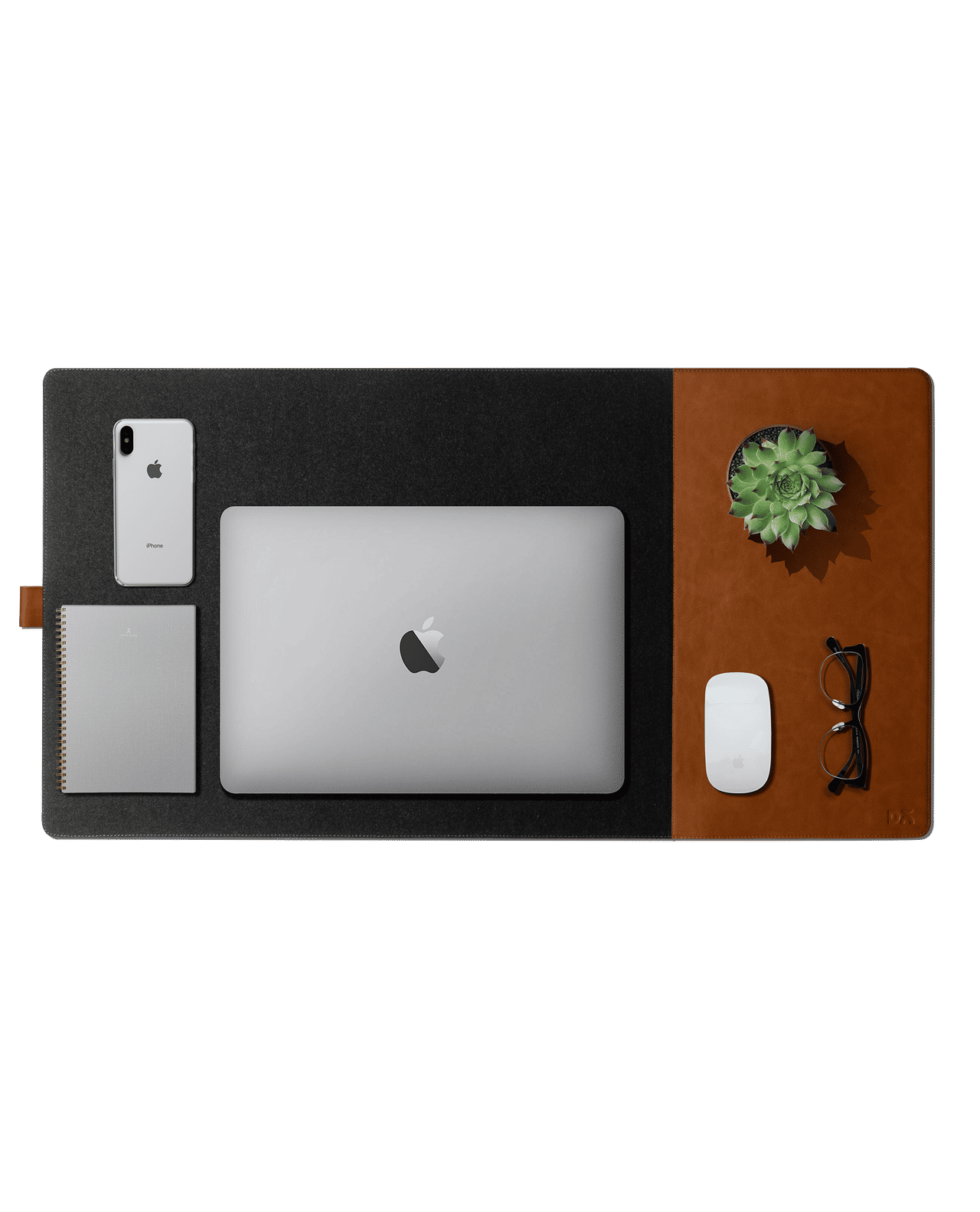 Turf 2.0 Felt Desk Mat and Mouse Pad - Grey