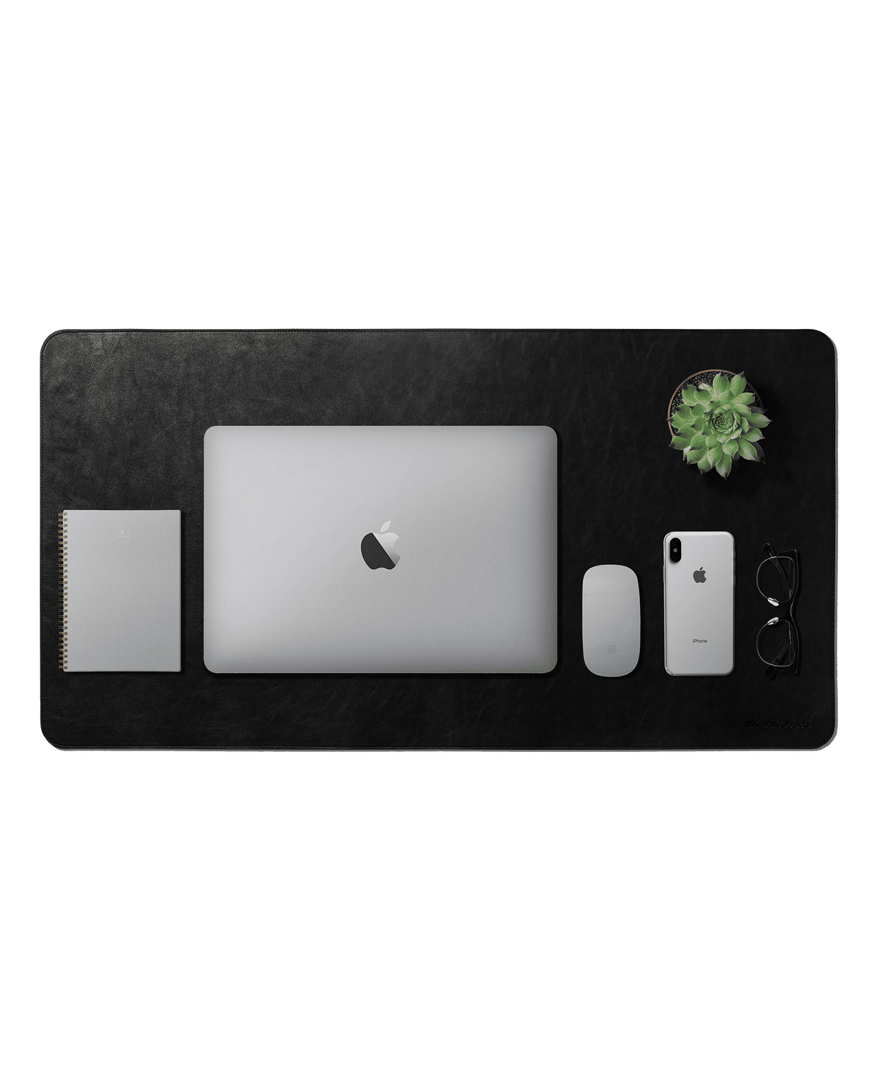 Turf Vegan Leather Desk Mat (Black)