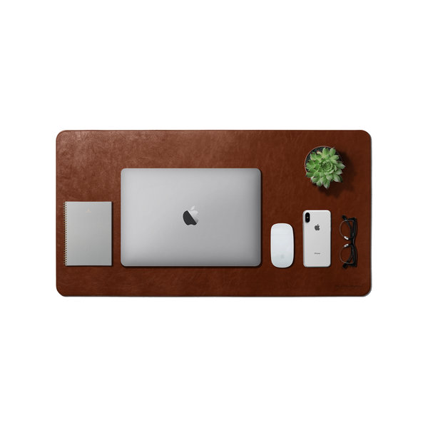

Turf Vegan Leather Desk Mat (Tan)