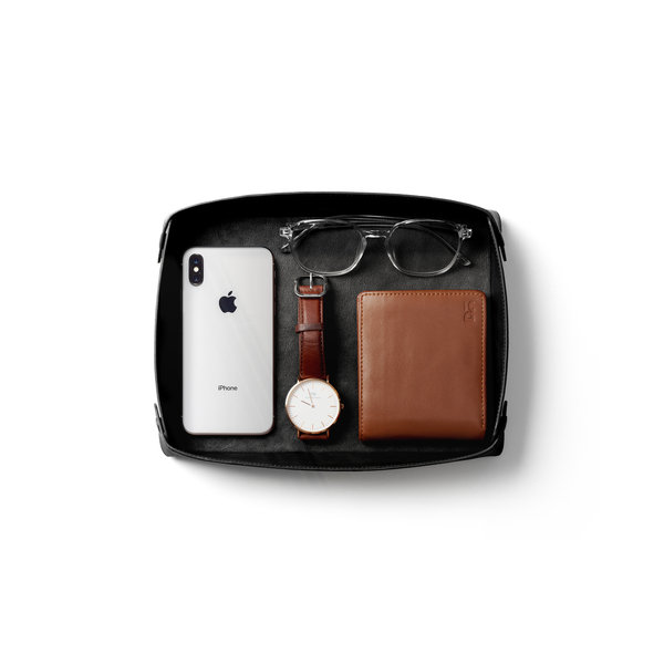 

Valet Vegan Leather Tray (Black)