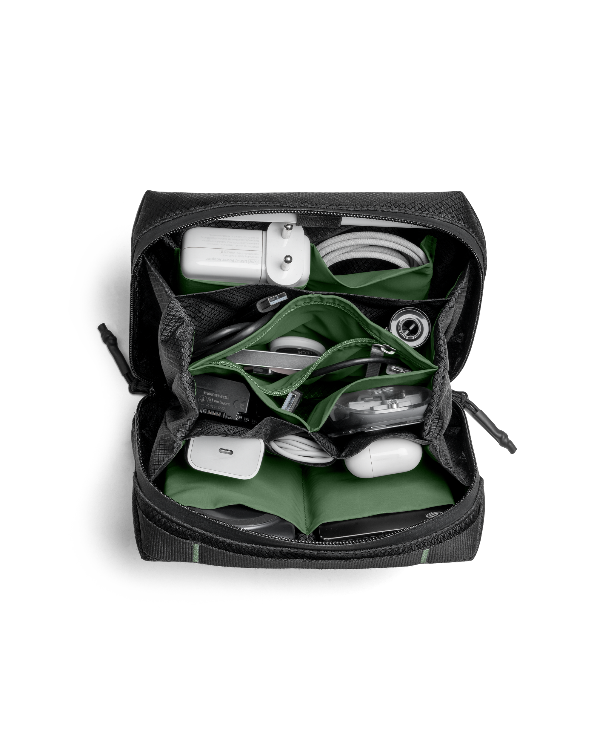 Black Ripstop Vault Tech Organiser - Medium