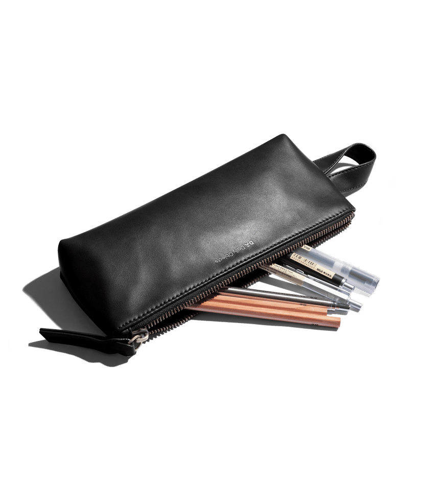 Black Vegan Leather Vault Pouch Buy At DailyObjects