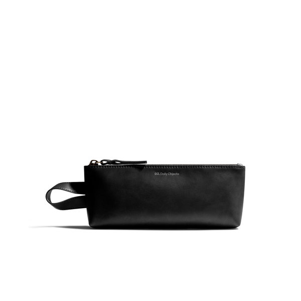 

Black Vegan Leather Vault Pouch