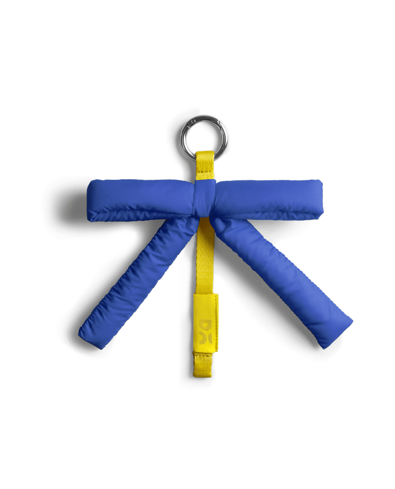 Blue Puft Bow Charm