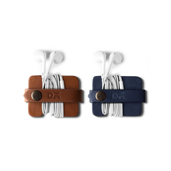 

Flake Cable Wrap (Blue & Brown) - Set of 2