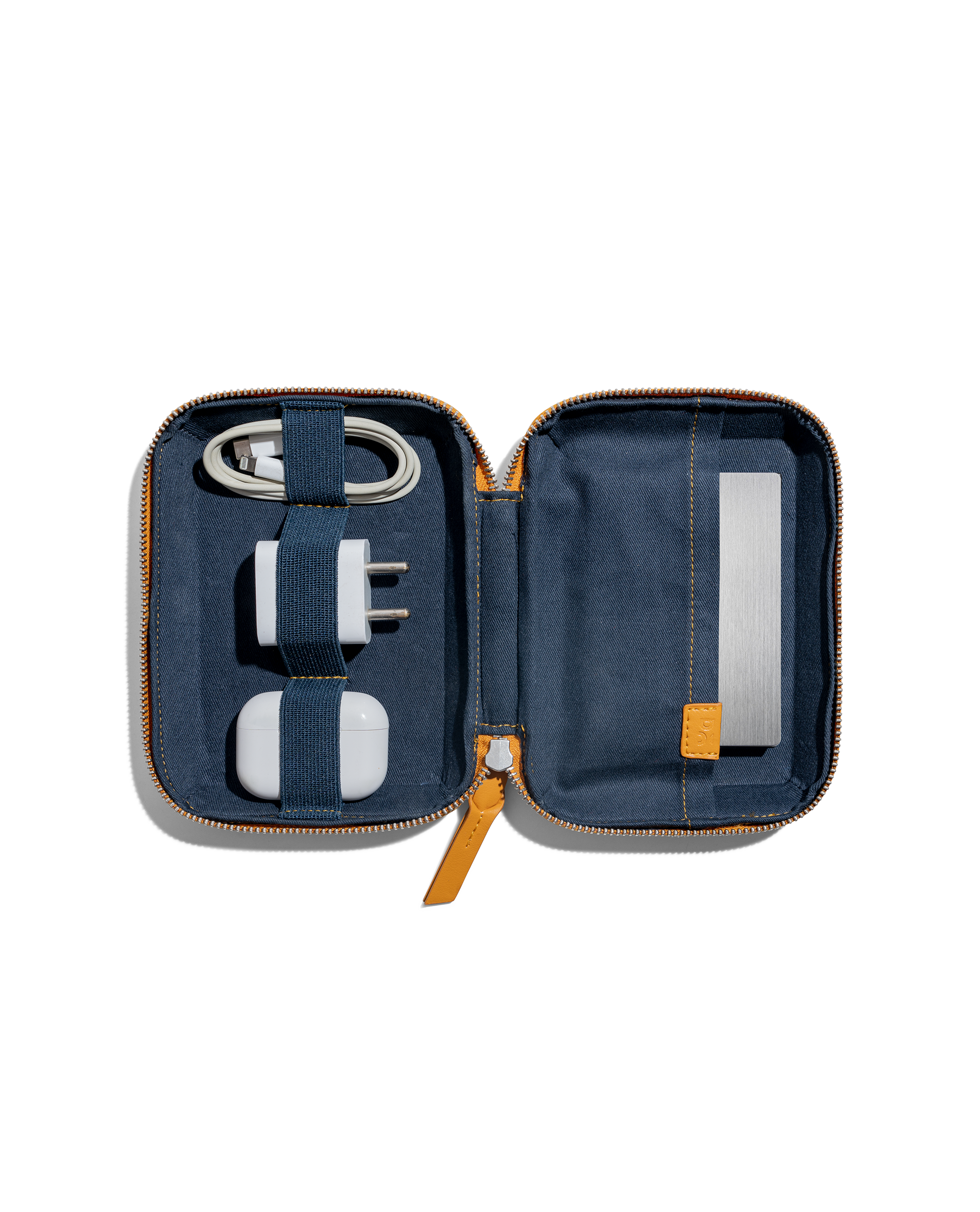 Marshal Mini Tech Kit Organiser - Leatherite - Mustard