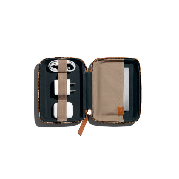 

Marshal Mini Tech Kit Organiser - Leatherite - Tan