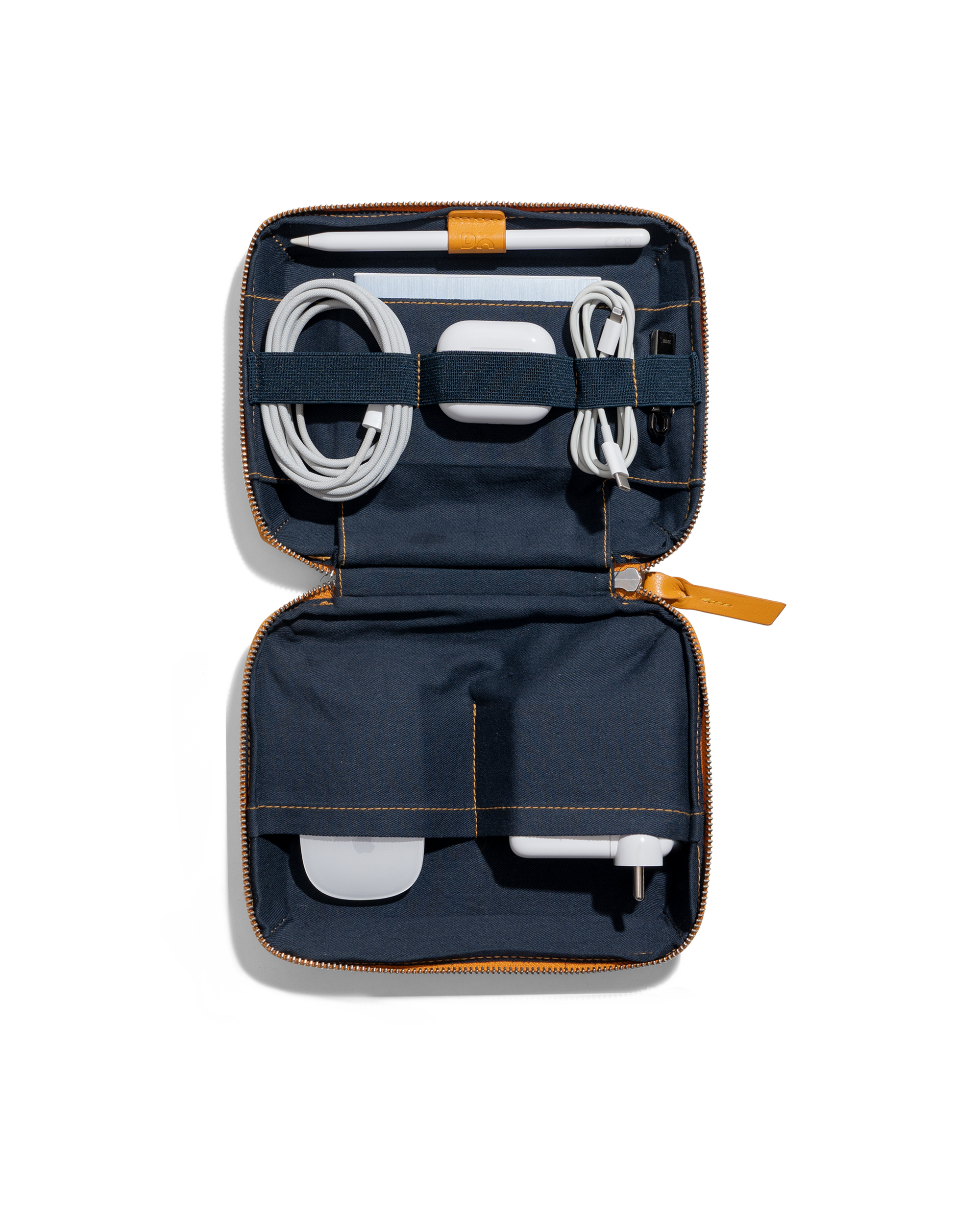 Marshal Tech Kit Organiser - Leatherite - Mustard