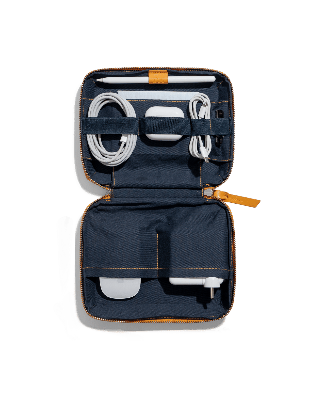 Marshal Tech Kit Organiser - Leatherite - Mustard
