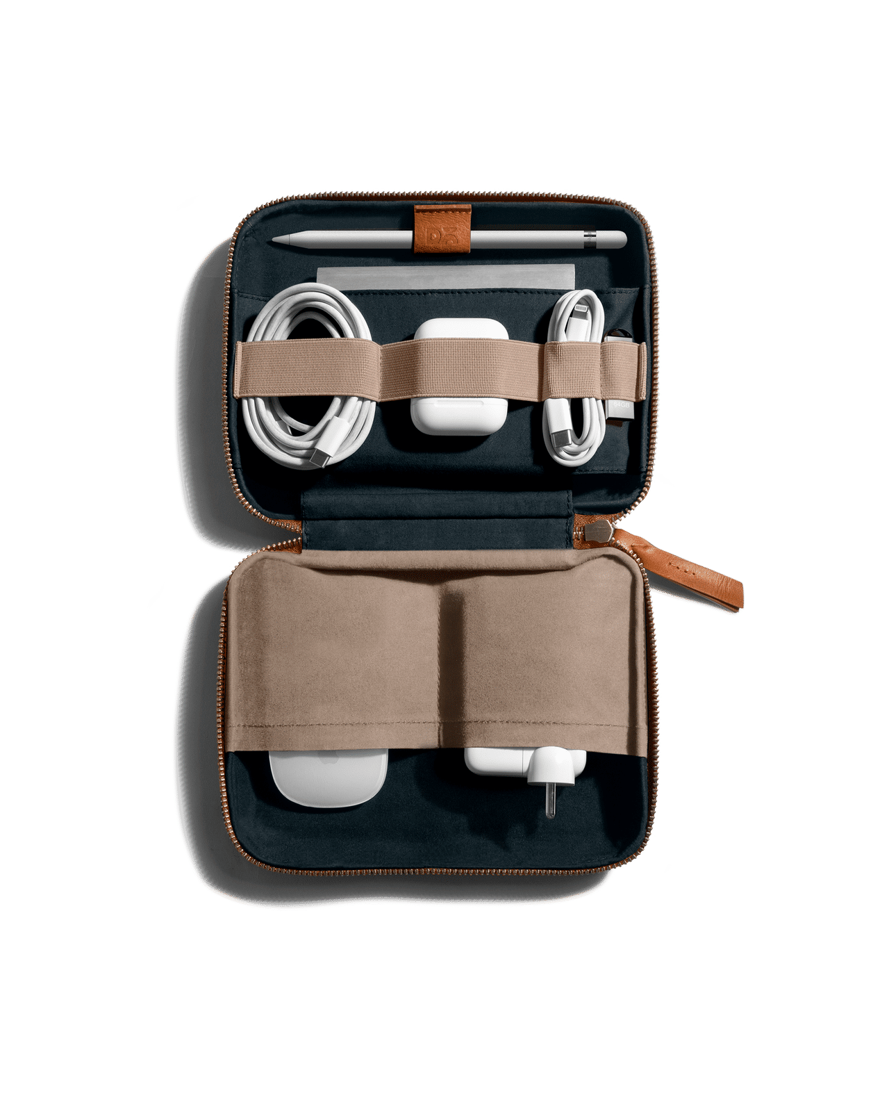 Marshal Tech Kit Organiser - Leatherite - Tan