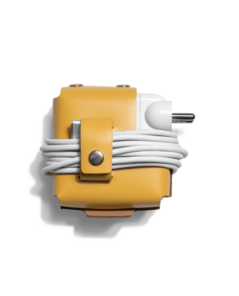 Mustard Convoy Leather Adapter Case (67W)