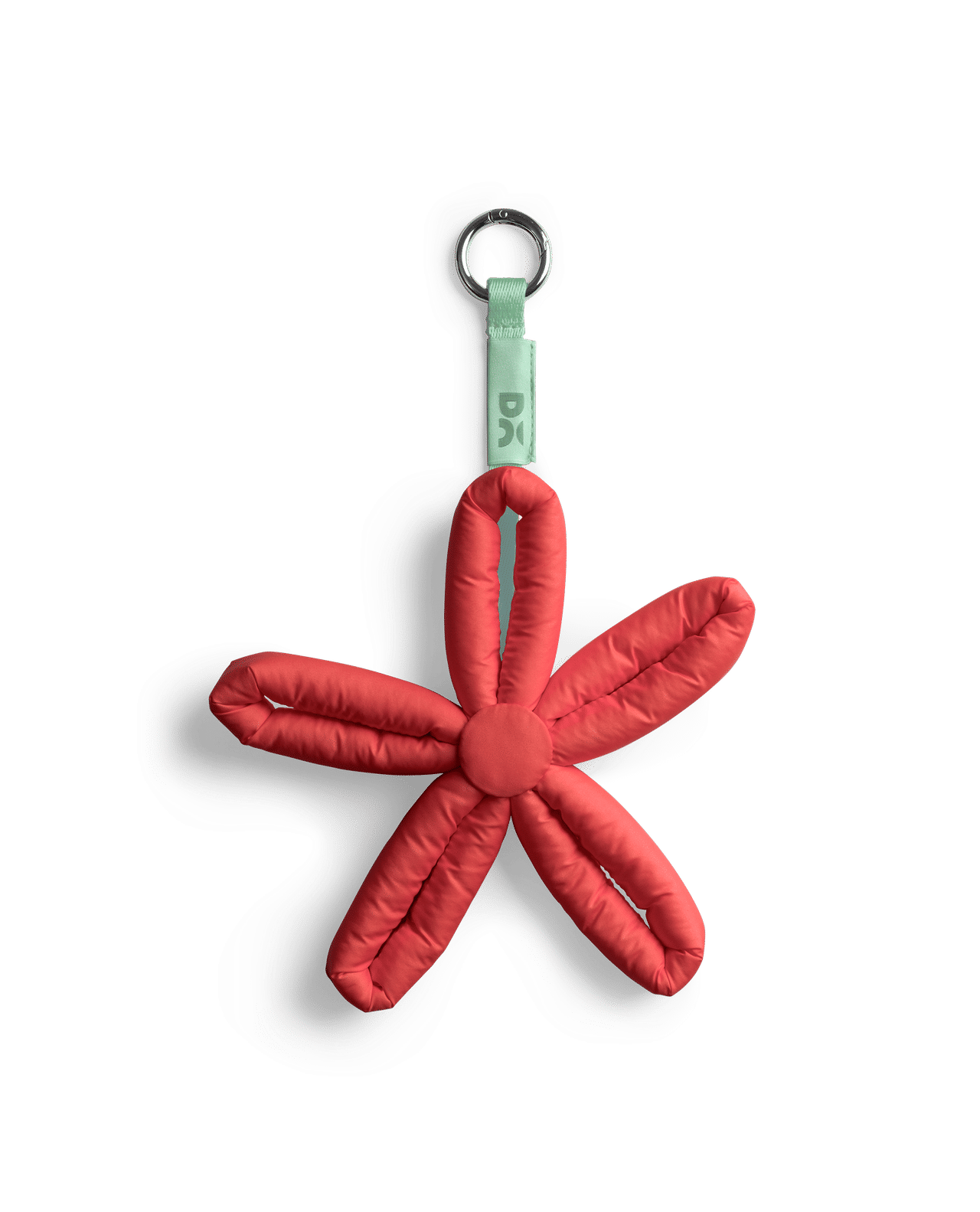 Red Puft Bloom Charm