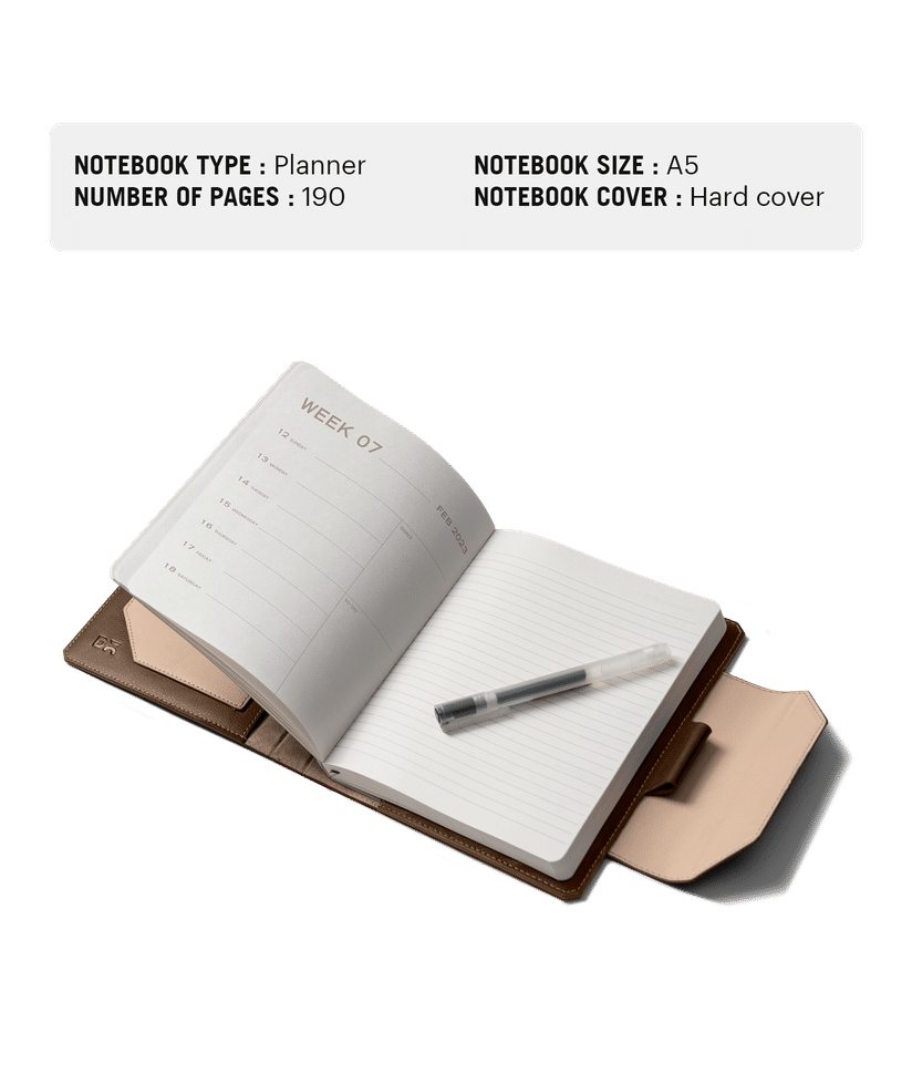 At　Array　Planner　Walnut　Buy　DailyObjects　Brown　Organiser