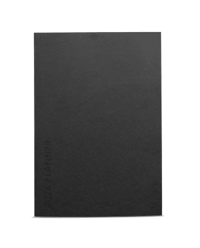 Ink Black Sort Weekly Planner