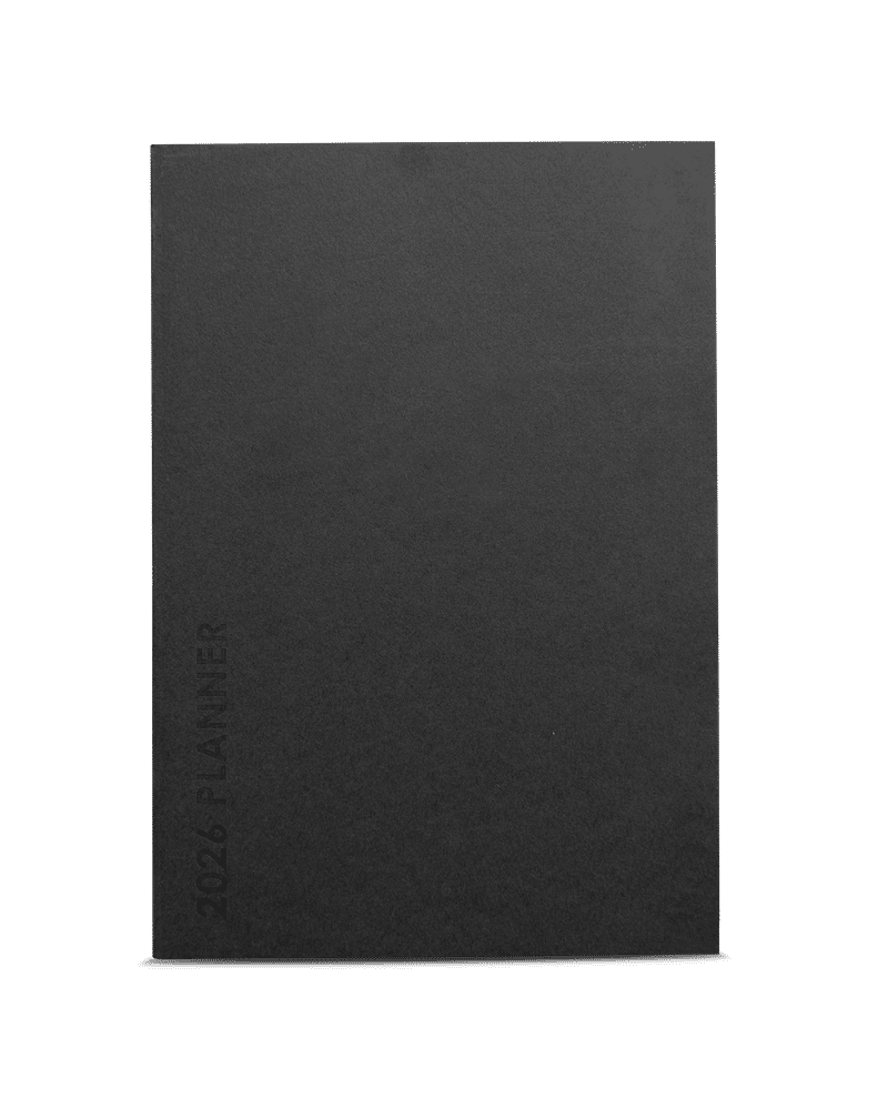 Ink Black Sort Weekly Planner