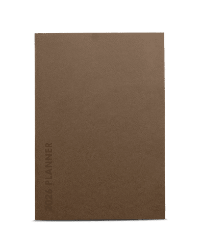 Walnut Brown Sort Weekly Planner
