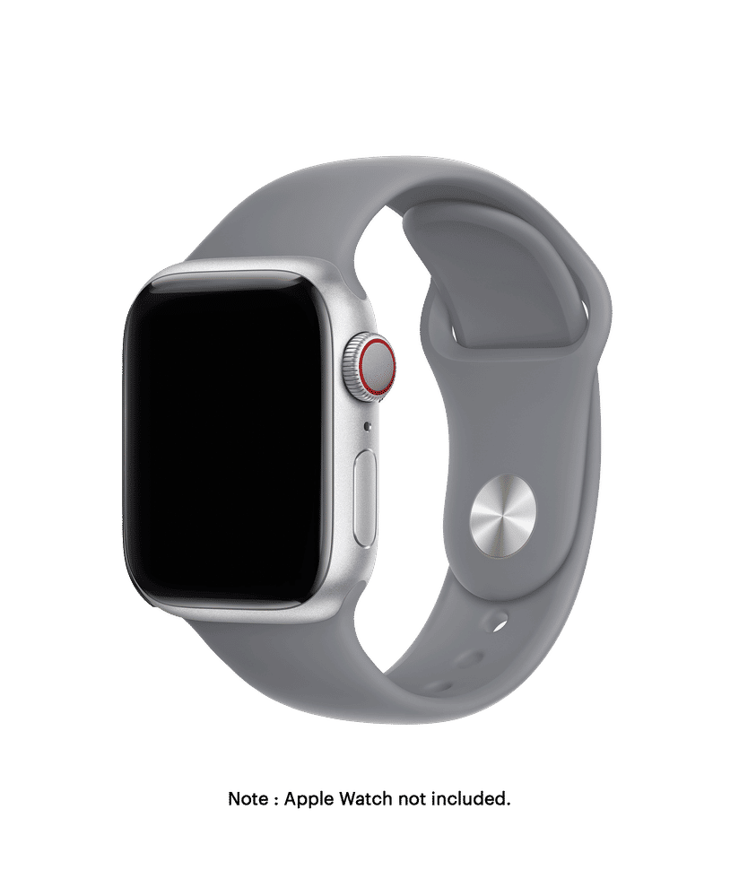 Inch Apple Watch Cover 42 Ash Grey Silicone Apple WatchBand (42