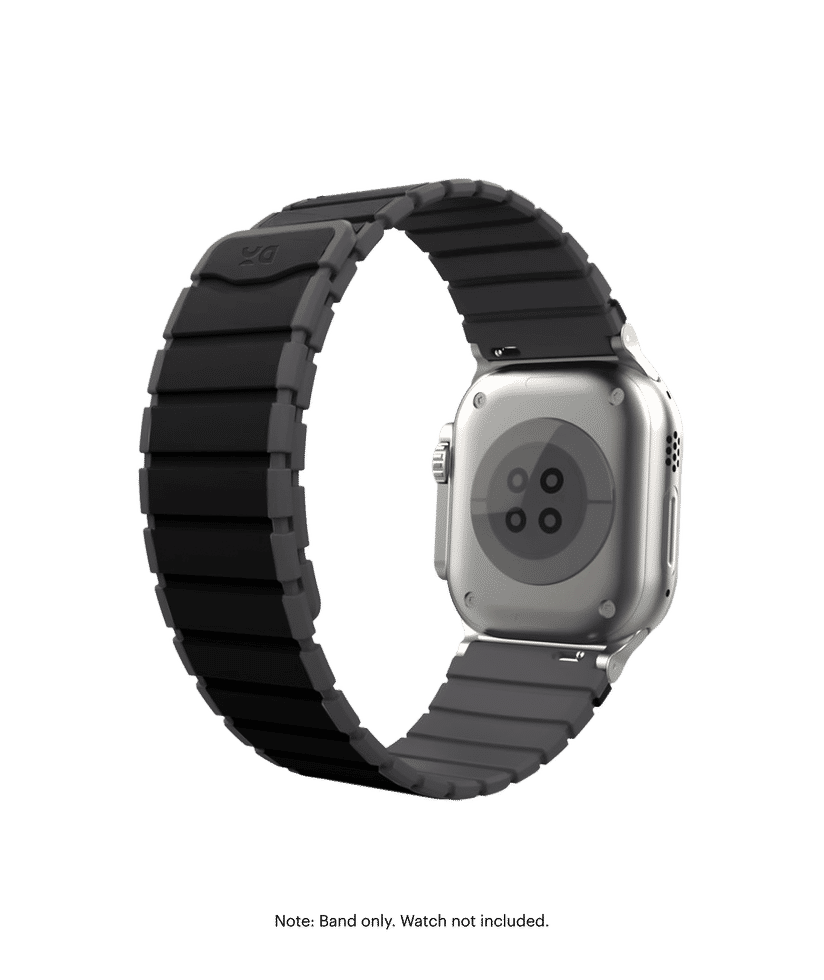 Black Charcoal Rim Snap On Apple Watchband 42 44 45 49mm Buy At DailyObjects