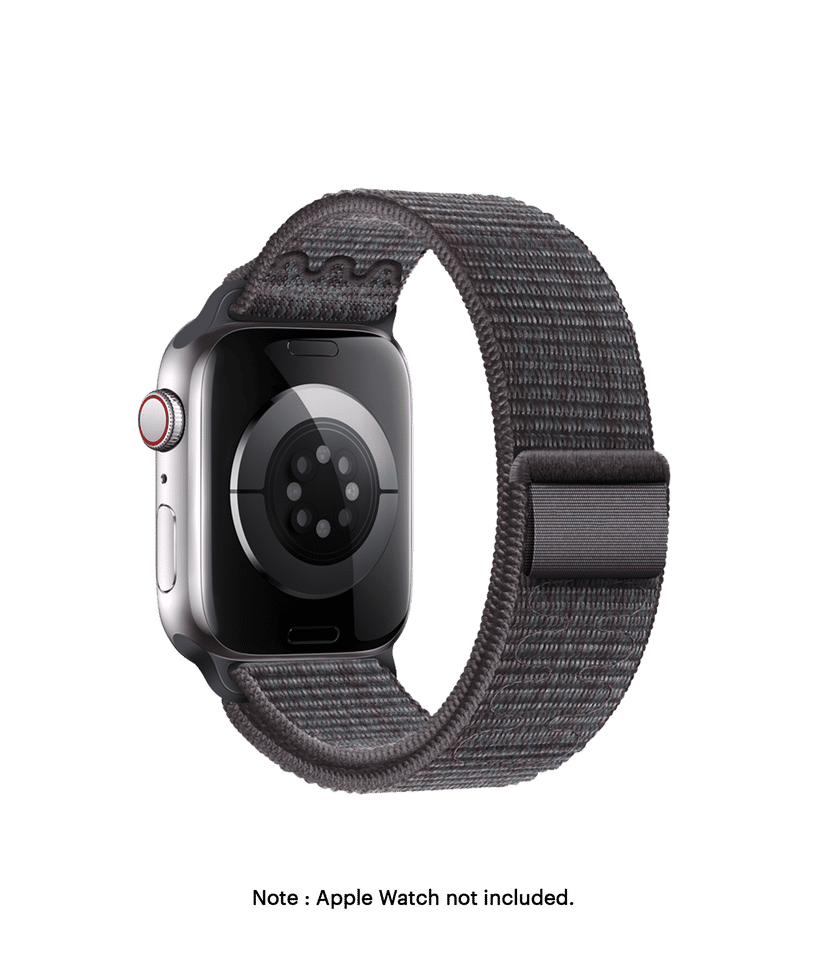 Black-Grey Sports Loop Apple WatchBand (38/40/41mm) Buy At