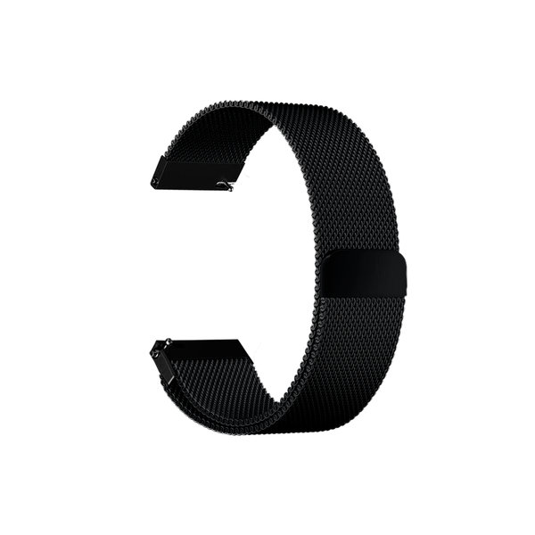 

Black Milanese Loop WatchBand for Samsung/OnePlus/Fitbit Smartwatches (22mm)