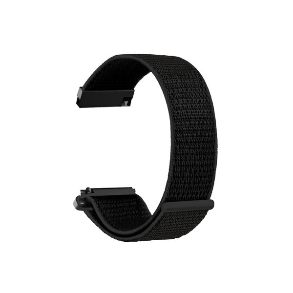 

Black Nylon WatchBand for Samsung/OnePlus/Fitbit Smartwatches (20mm)