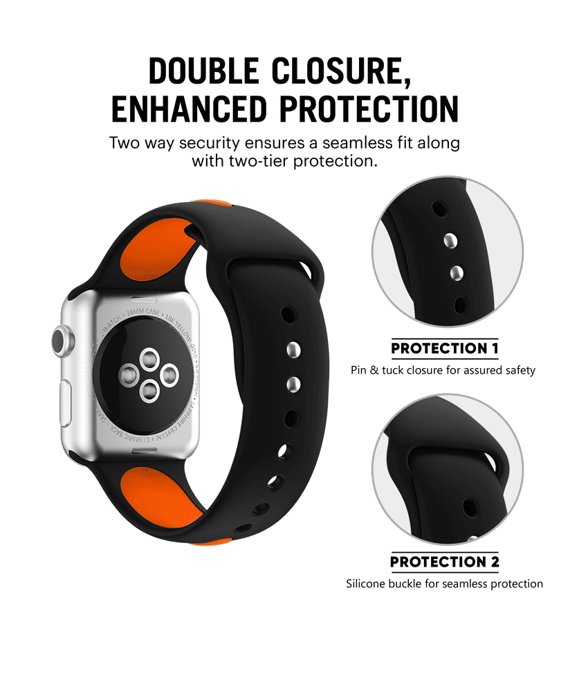 Two tone apple watch band best sale 38mm