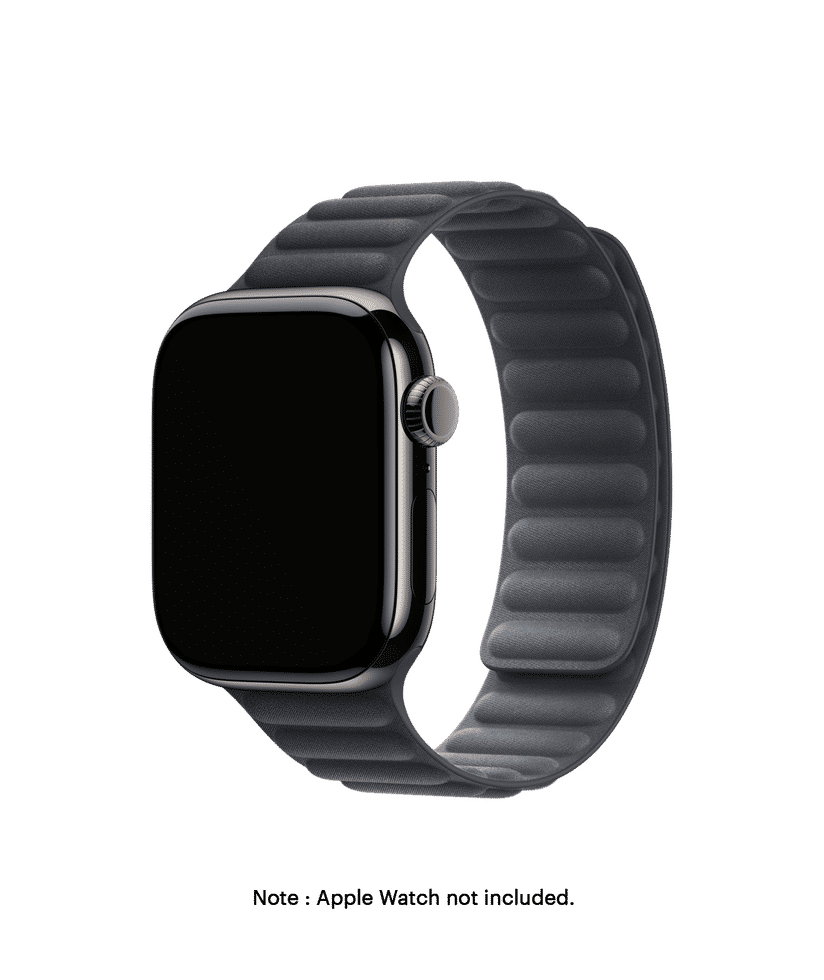 Black Poppy Magnetic Link Apple WatchBand 42 44 45 49mm Buy At DailyObjects
