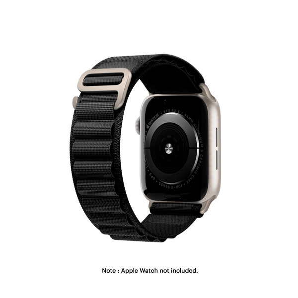 

Black Ridge Loop Apple WatchBand (38/40/41mm)