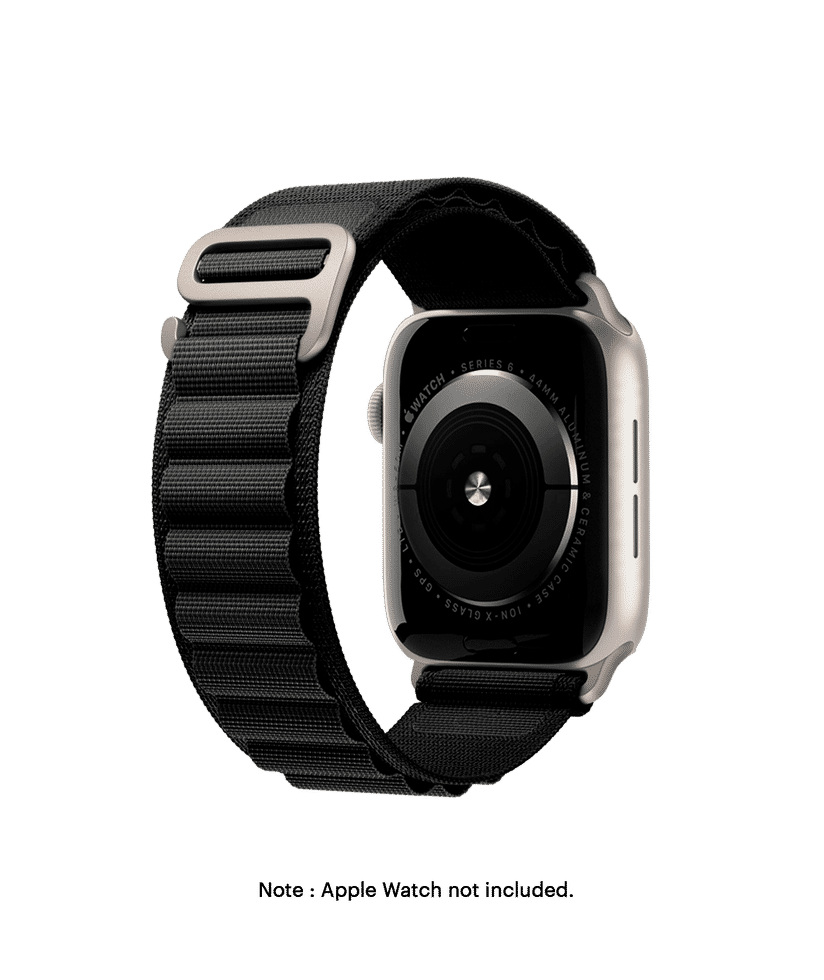 Black Ridge Loop Apple WatchBand (42/44/45mm) Buy At DailyObjects