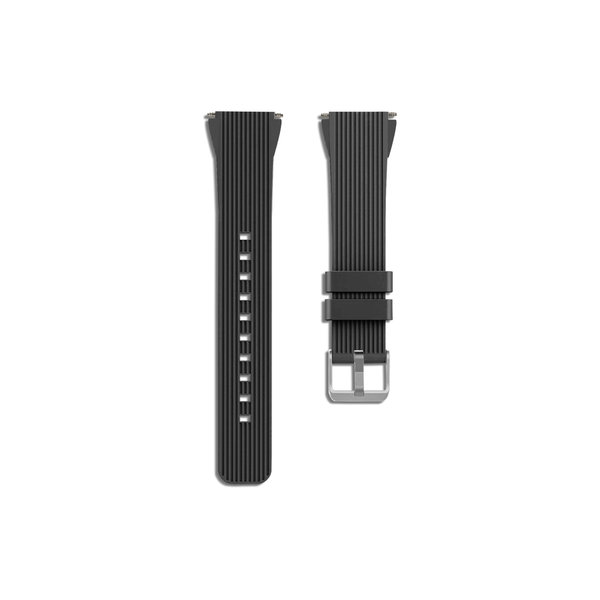 

Black Silicone WatchBand for Samsung/OnePlus/Fitbit Smartwatches (20mm)
