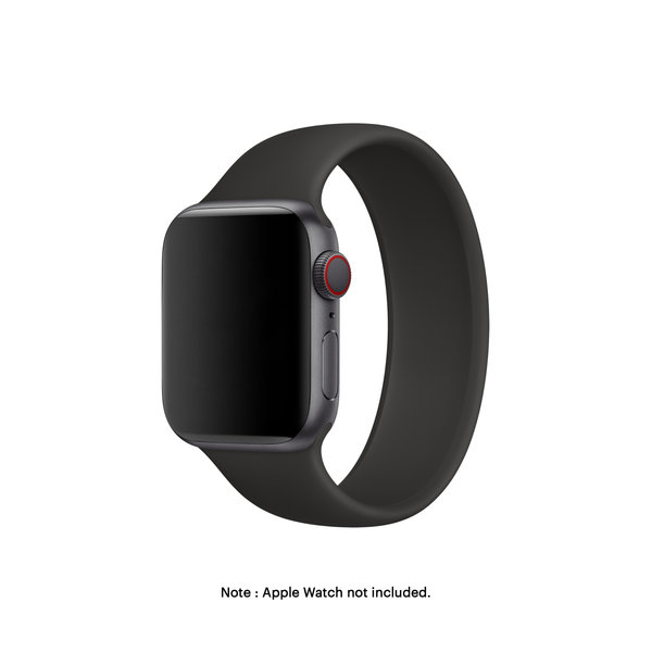 

Black Solo Loop Silicone Apple WatchBand (38/40/41mm)
