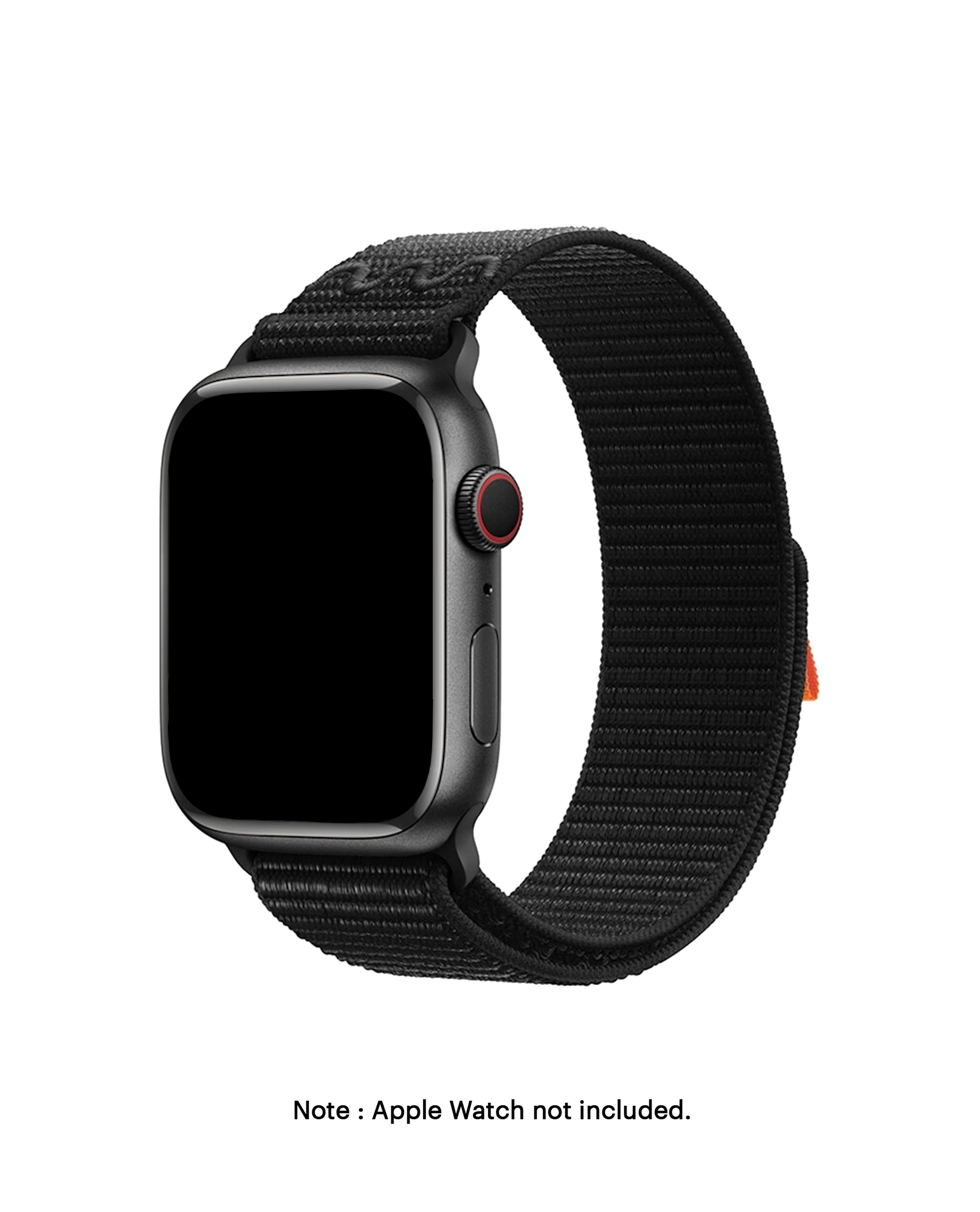 Black Sports Loop Apple WatchBand (42/44/45/49mm) Buy At DailyObjects