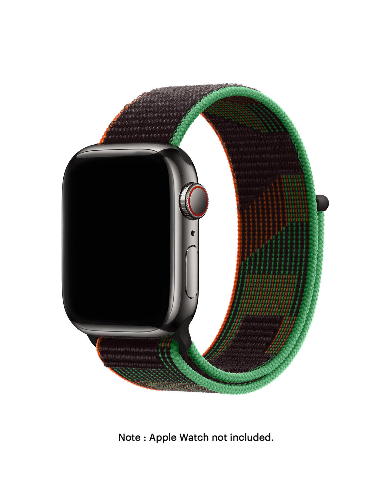 Black Unity Nylon Loop Apple WatchBand (38/40/41/42mm)