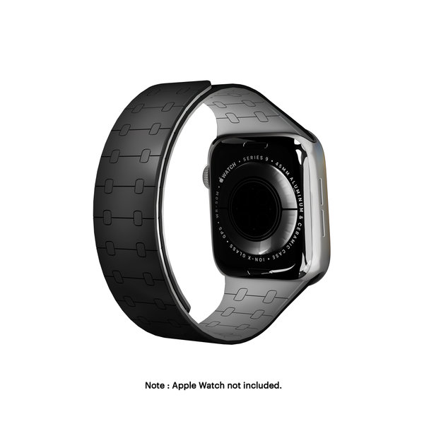 

Black Velour Snap On Apple WatchBand (42/44/45/49mm)