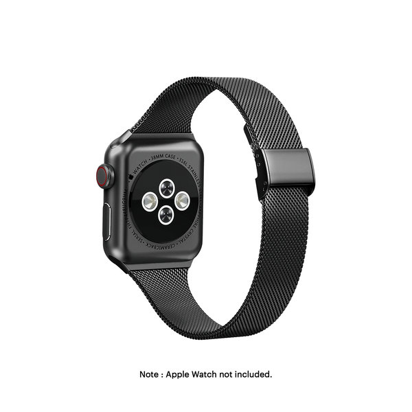 

Black Women's Classic Milanese Apple WatchBand (38/40/41mm)