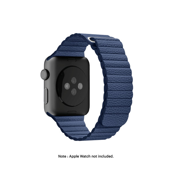 

Blue Leather Loop Apple WatchBand (42/44/45/49mm)