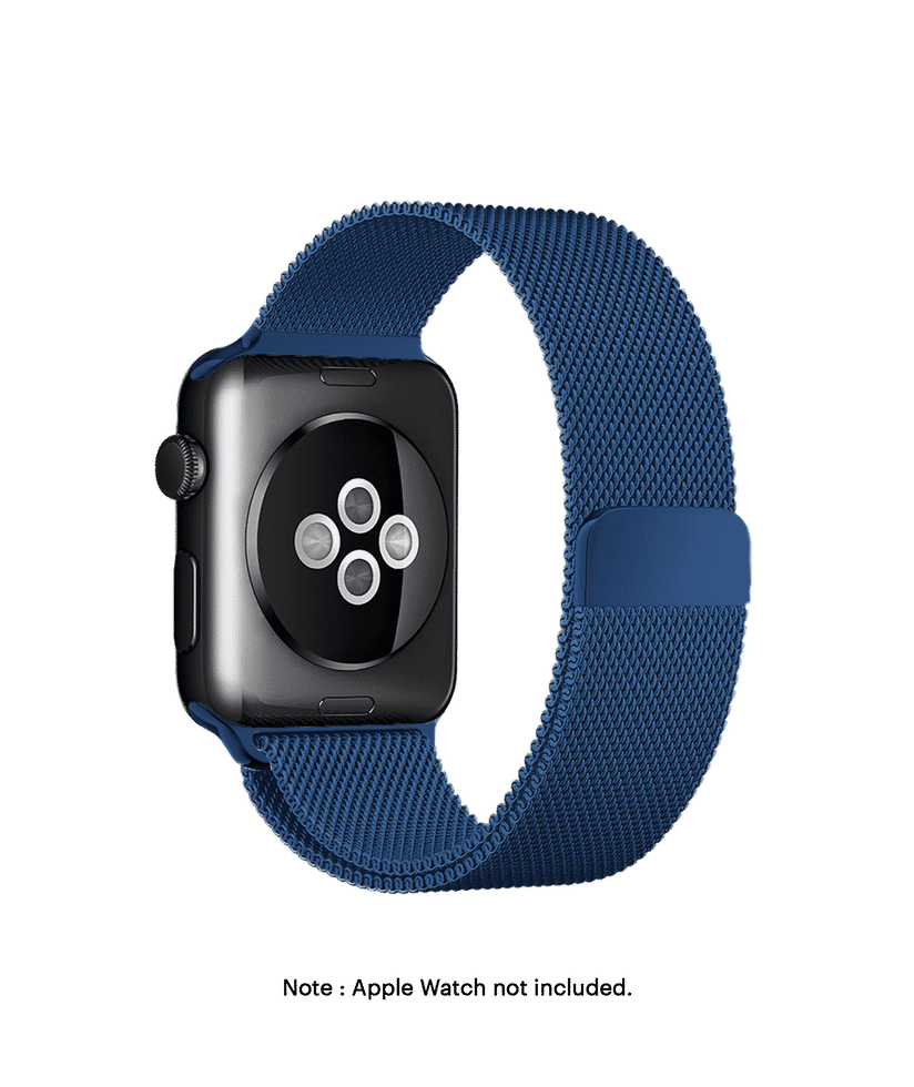 Blue milanese hotsell loop apple watch